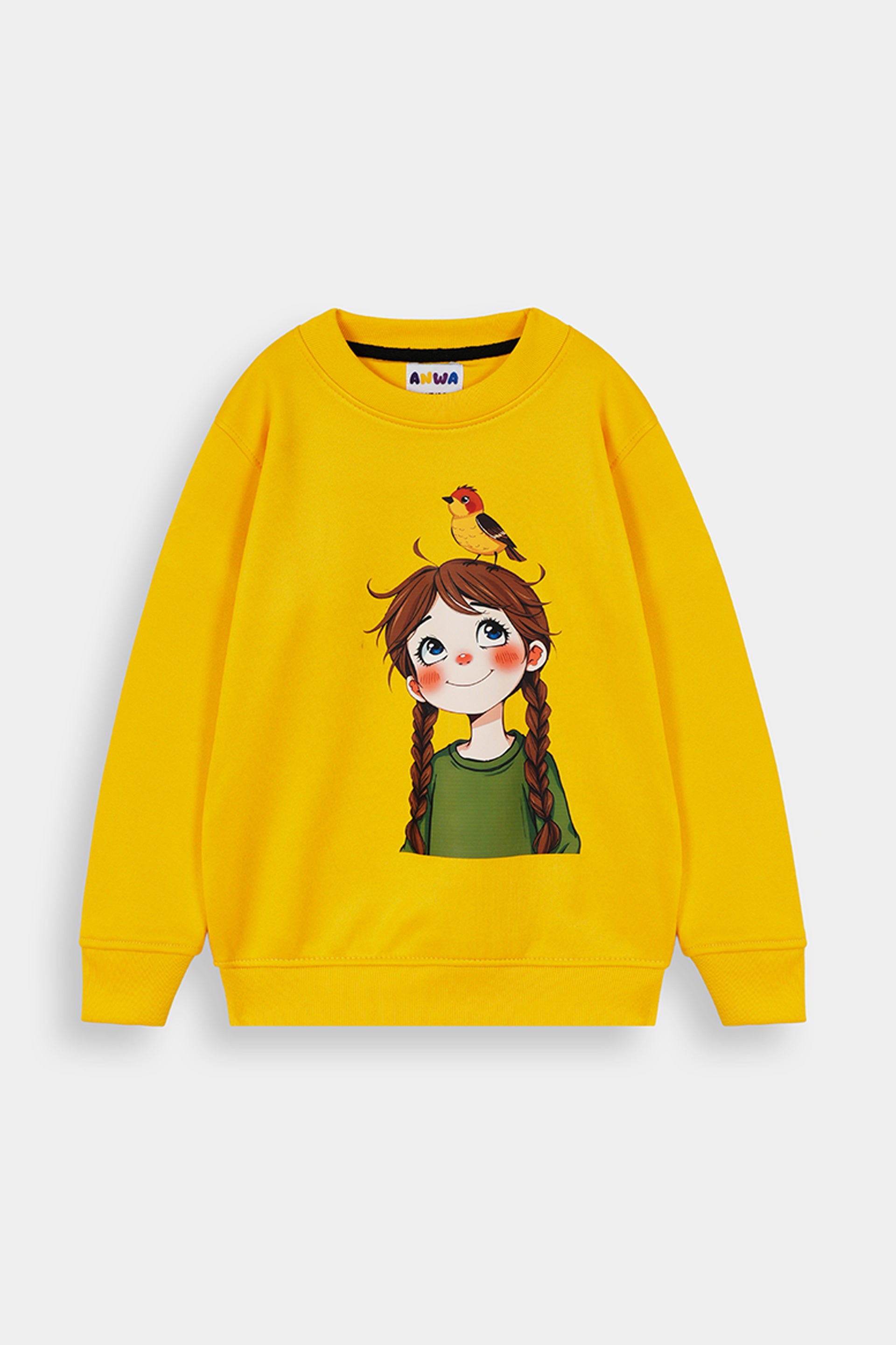 Cute Girl Print Tracksuit