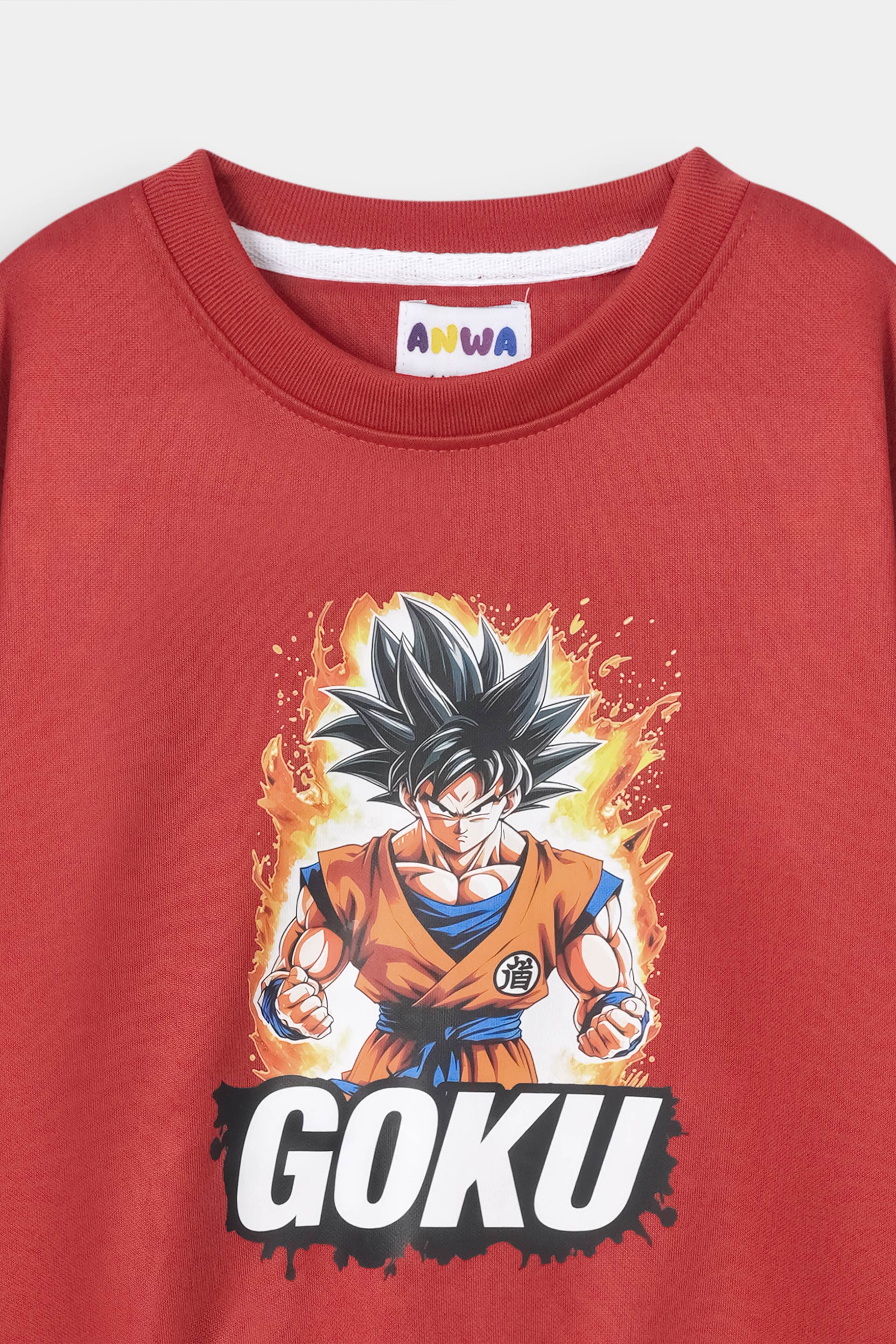 Goku Print Boys Winter Tracksuit