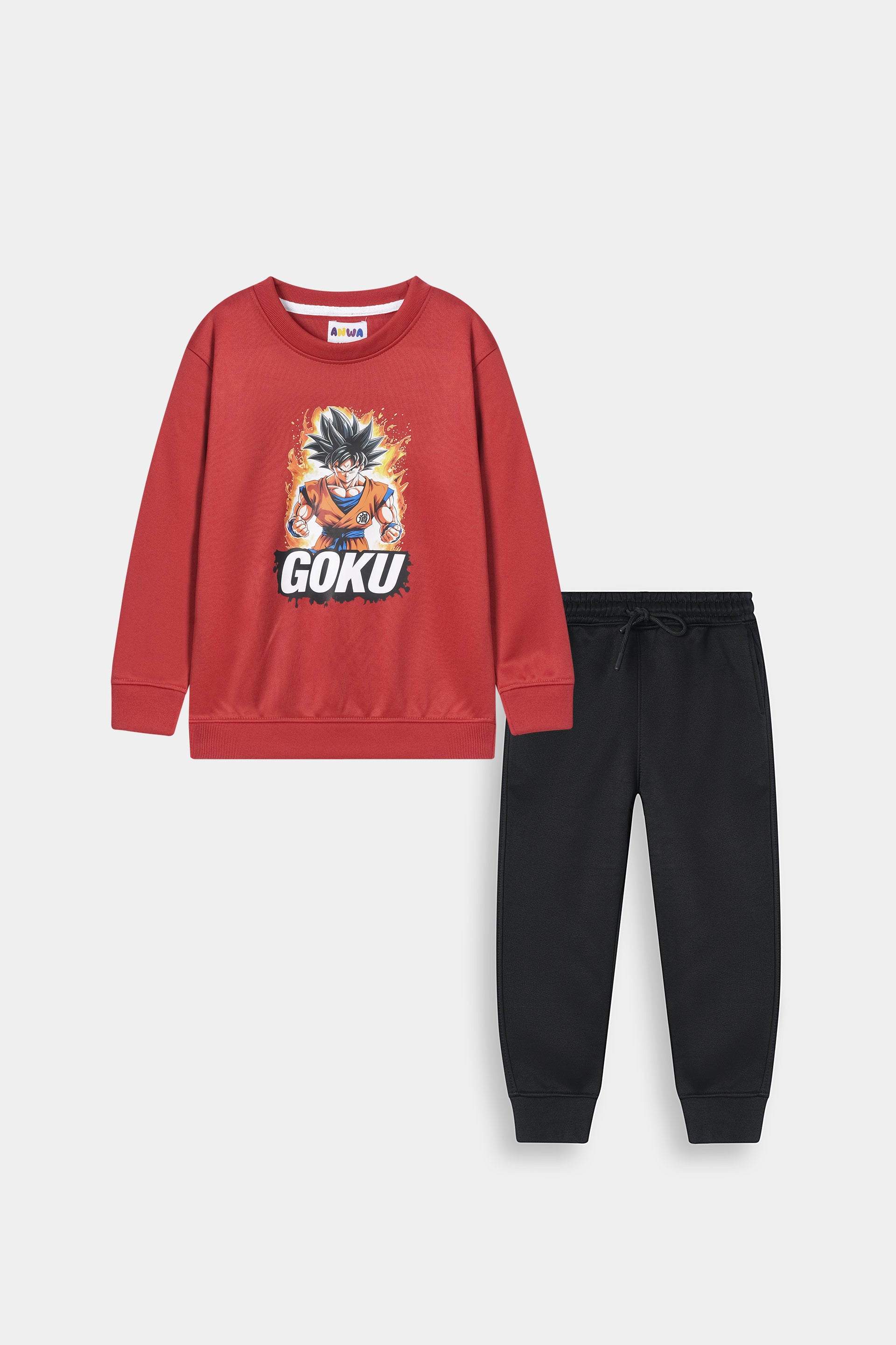 Goku Print Boys Winter Tracksuit