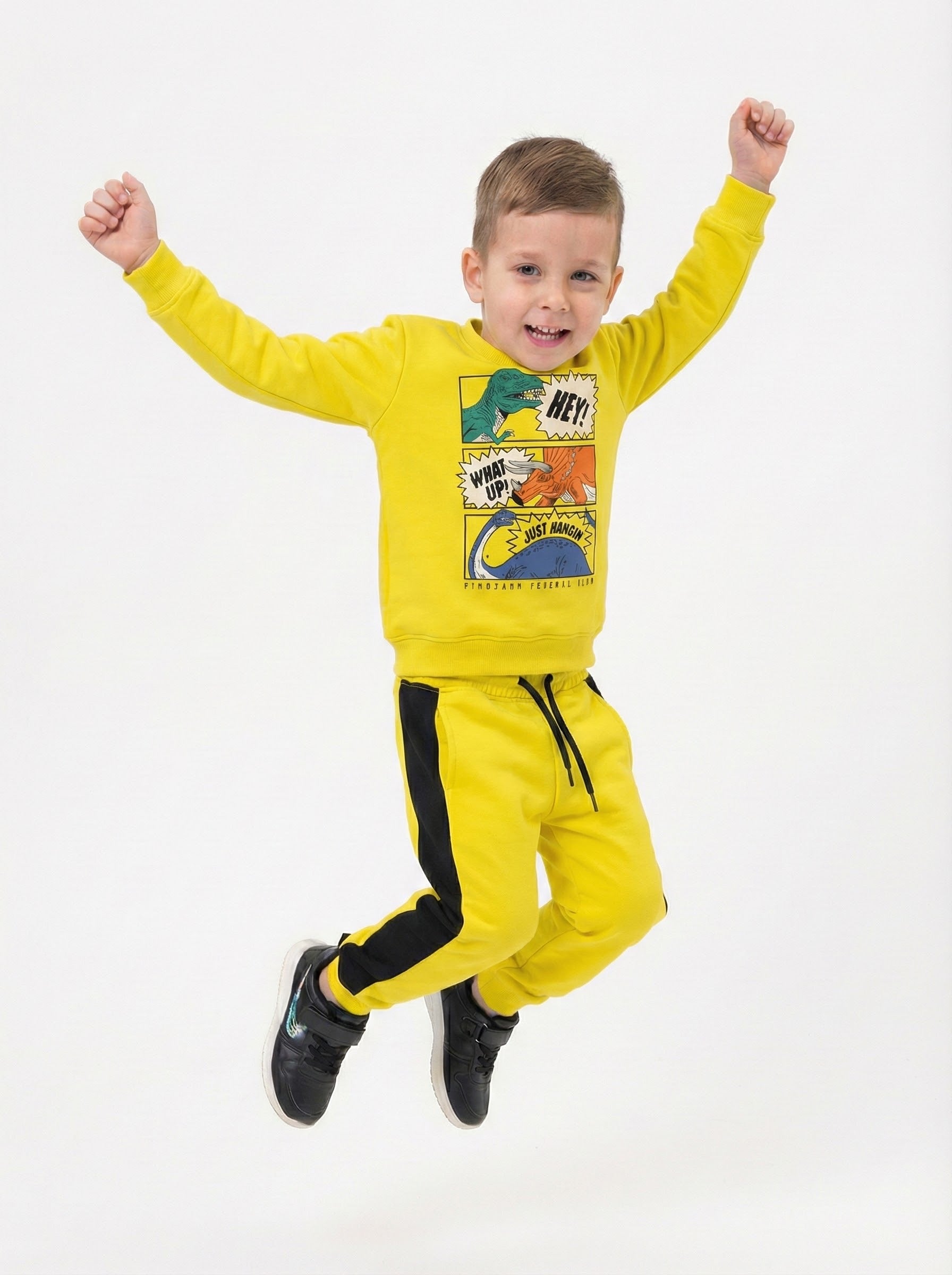 Dino Print Winter Tracksuit