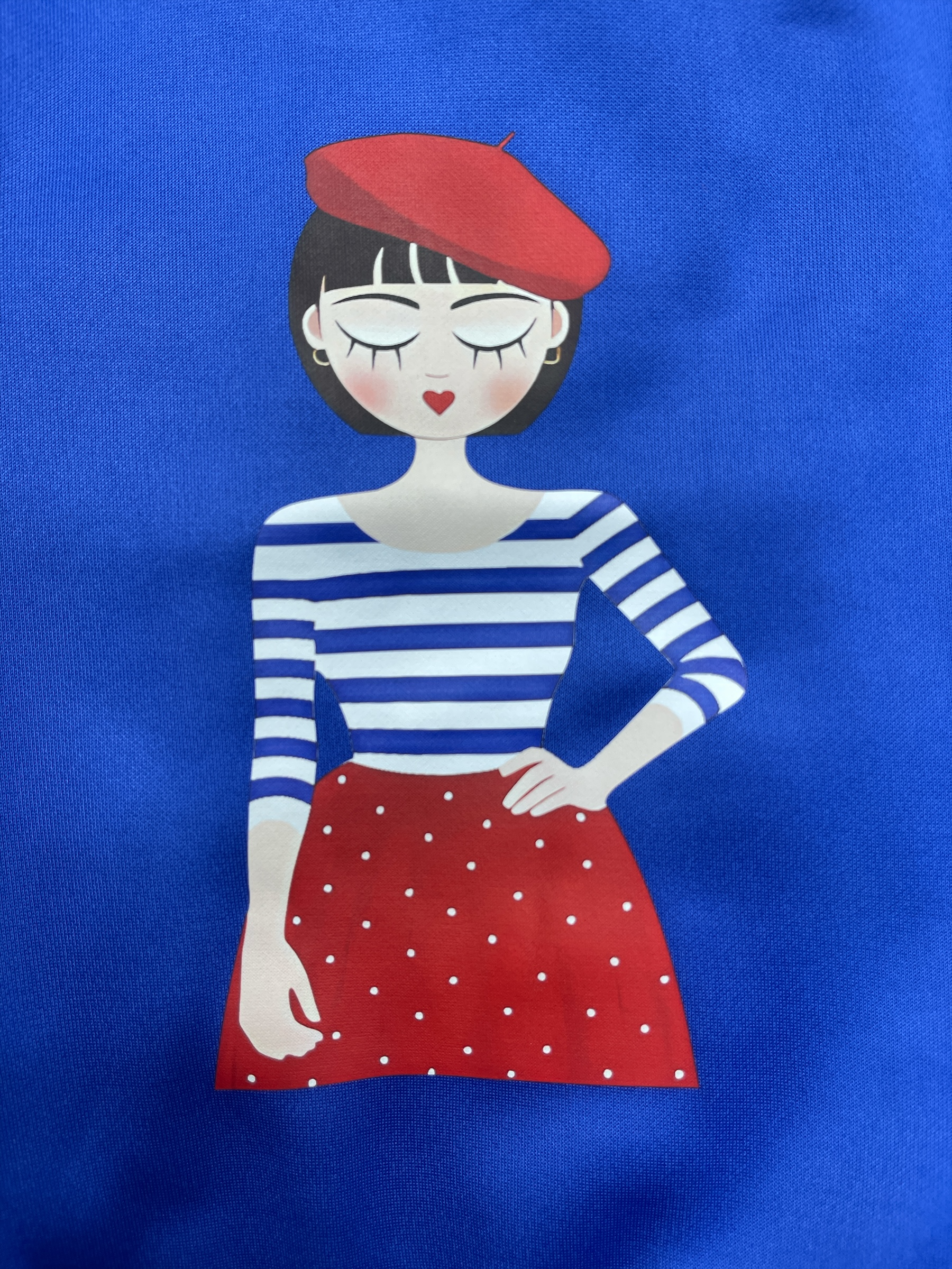 Paris Girl Print Tracksuit