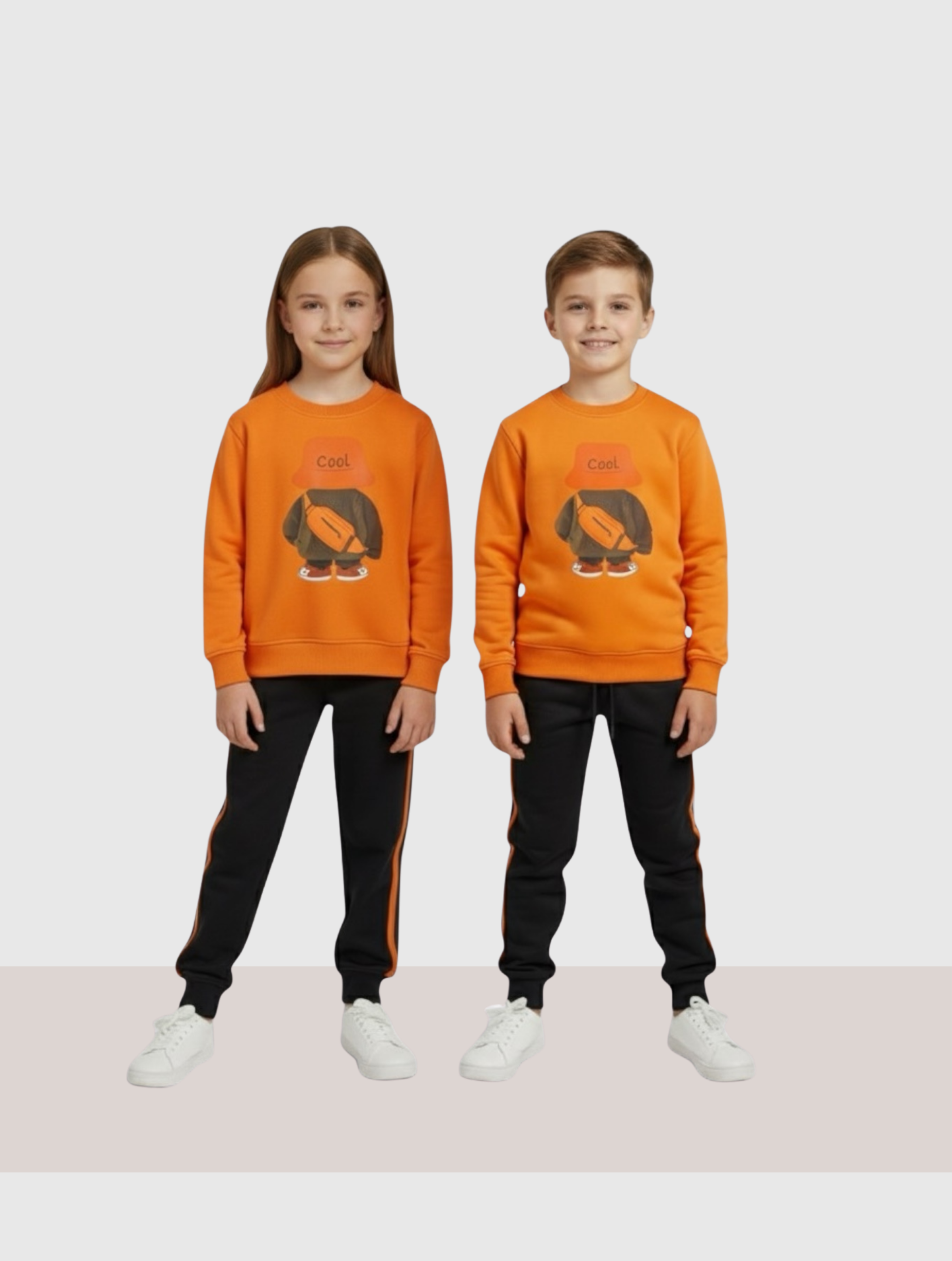 Character Print Kids Tracksuit