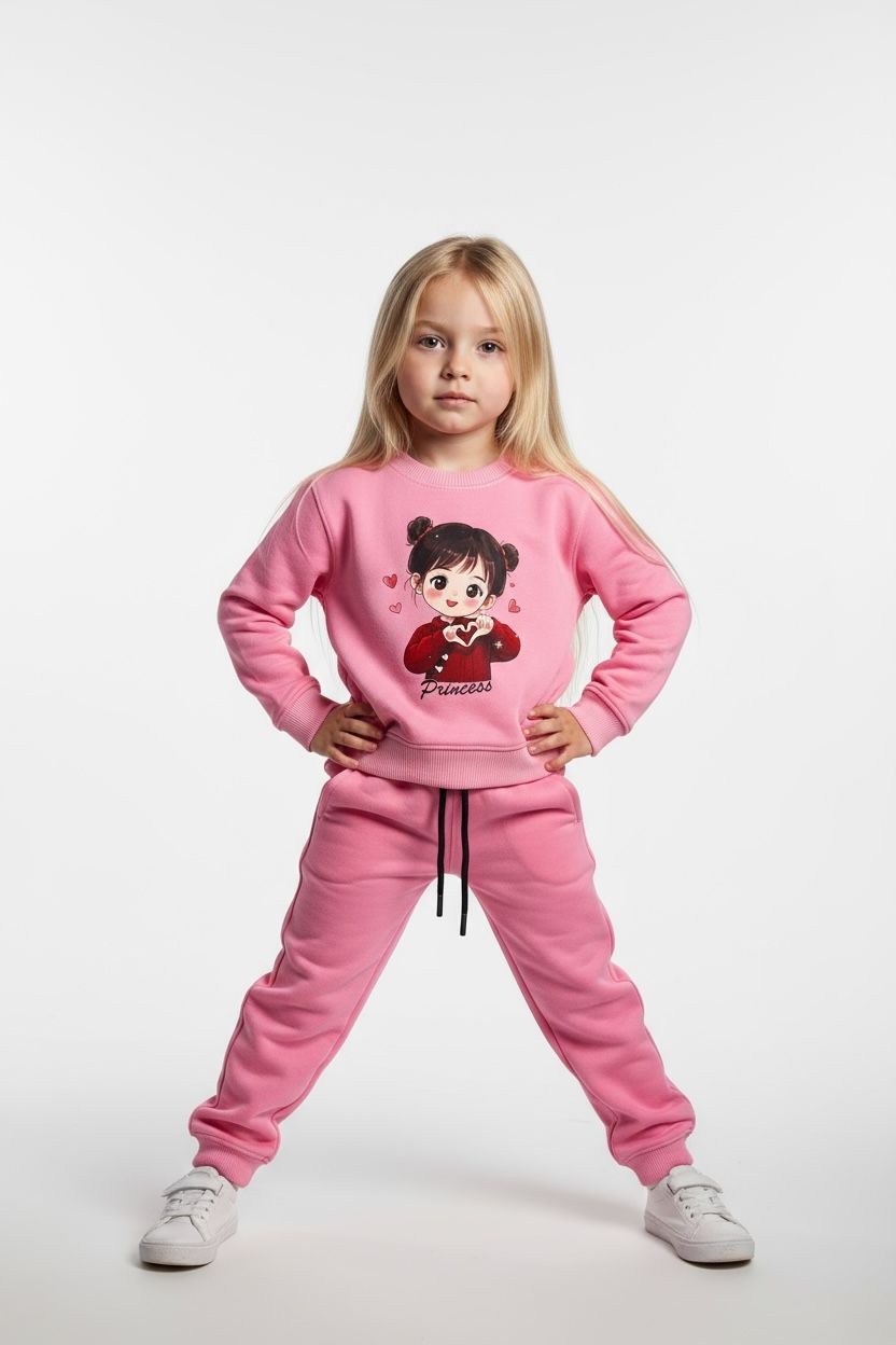 Baby Pink Princess Tracksuit