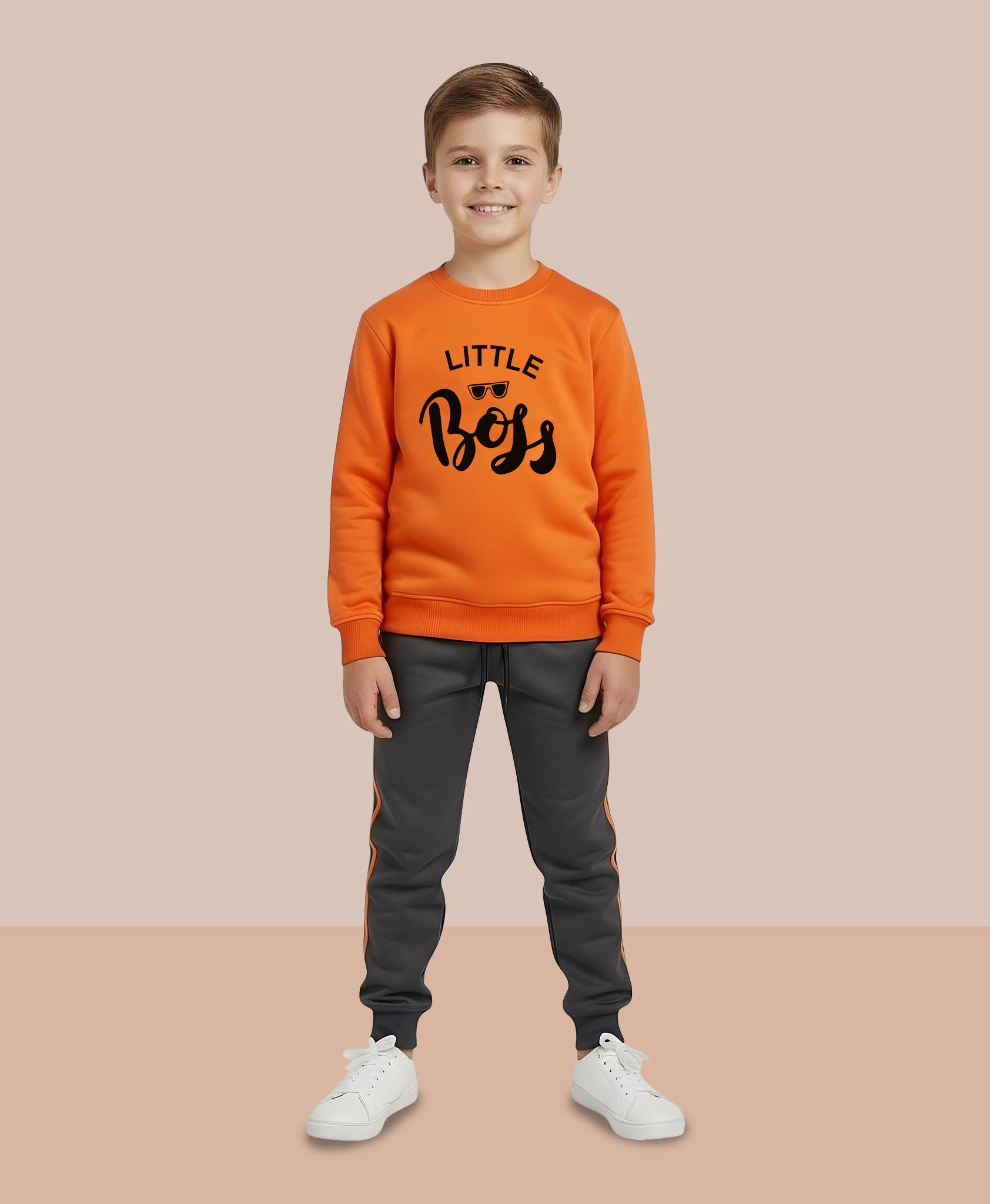 Little Boss Boys Tracksuit
