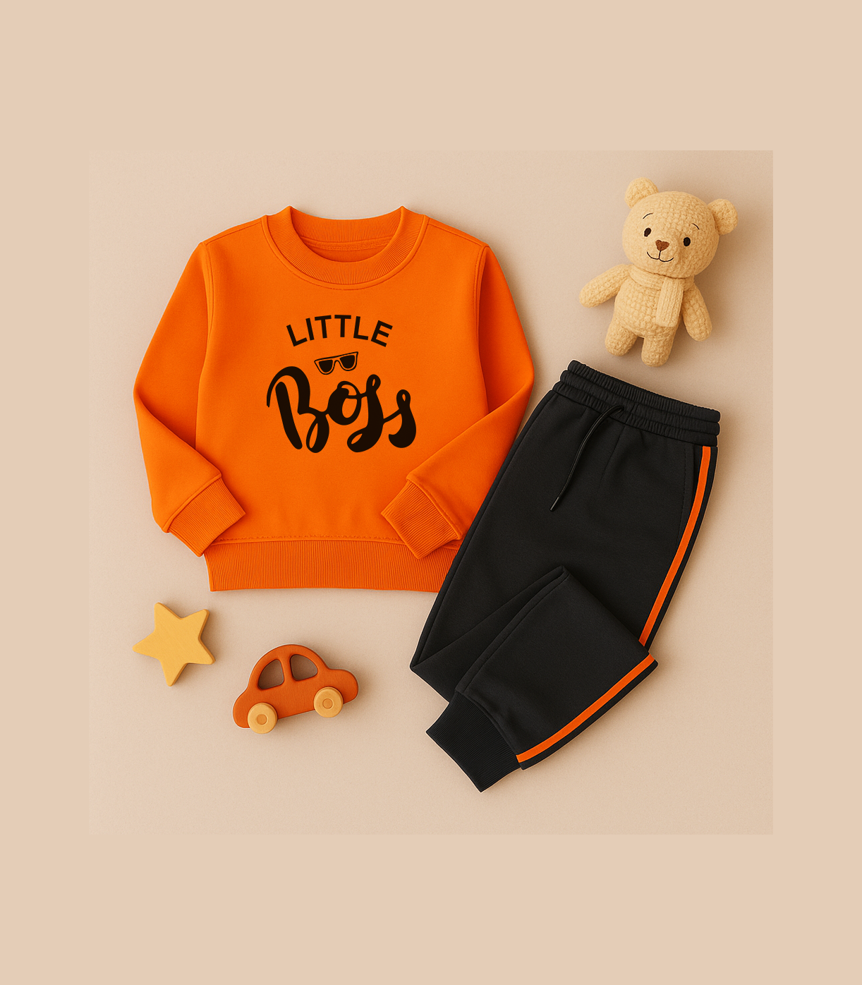Little Boss Boys Tracksuit