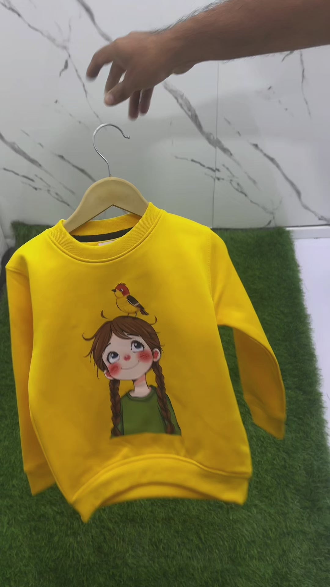 Cute Girl Print Tracksuit